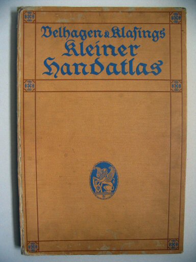 Velhagen & Klasings Kleiner Handatlas (1912)
Voorkant band