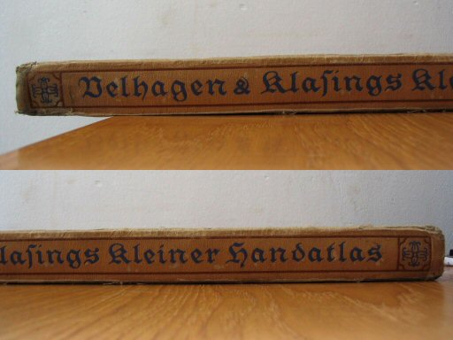 Velhagen & Klasings Kleiner Handatlas (1912)
Rug / Spine