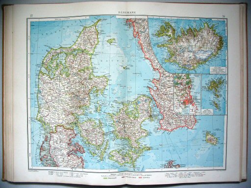 Velhagen & Klasings Kleiner Handatlas (1912)
57.58. Dänemark