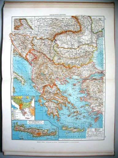 Velhagen & Klasings Kleiner Handatlas (1912)
65.66. Balkanhalbinsel