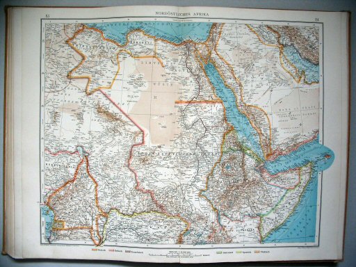 Velhagen & Klasings Kleiner Handatlas (1912)
83.84. Nordöstliches Afrika