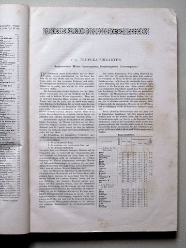 Andree-Peschel, Physikalisch-statistischer Atlas des Deutschen Reichs, 1878
Tekstdeel / Text section, p. 5