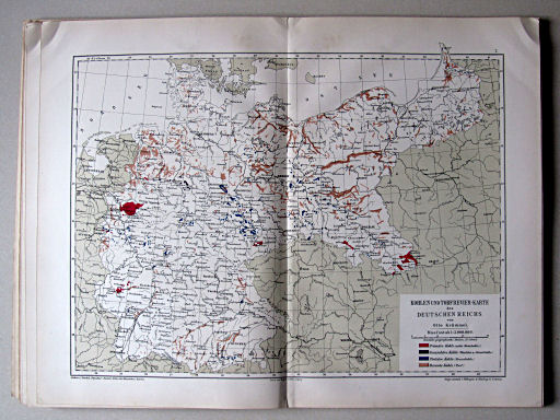 Andree-Peschel, Physikalisch-statistischer Atlas des Deutschen Reichs, 1878
7. Kohlen und Torfrevier-Karte des Deutschen Reichs