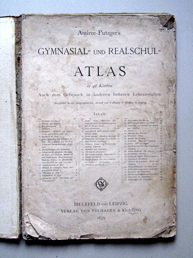 Andree-Putzger's Gymnasial- und Realschul-Atlas, 1879
Titelpagina / Title page