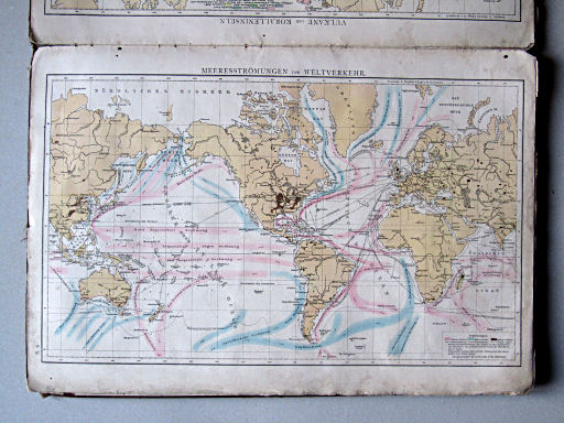 Andree-Putzger's Gymnasial- und Realschul-Atlas, 1879
S.6. Meeresströmungen und Weltverkehr