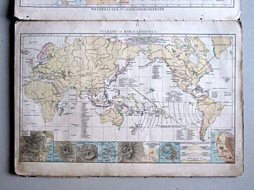 Andree-Putzger's Gymnasial- und Realschul-Atlas, 1879
S.7. Vulkane und Koralleninseln