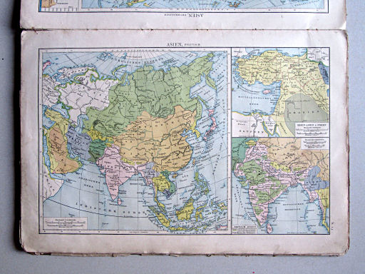 Andree-Putzger's Gymnasial- und Realschul-Atlas, 1879
S.13. Asien, politisch