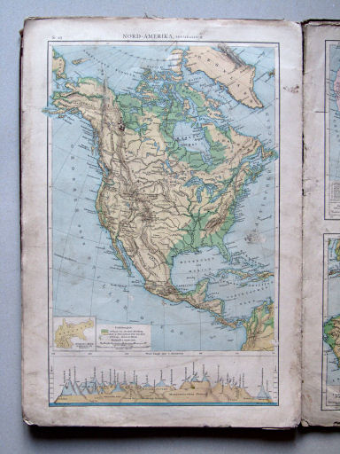 Andree-Putzger's Gymnasial- und Realschul-Atlas, 1879
S.16. Nord-Amerika, physikalisch