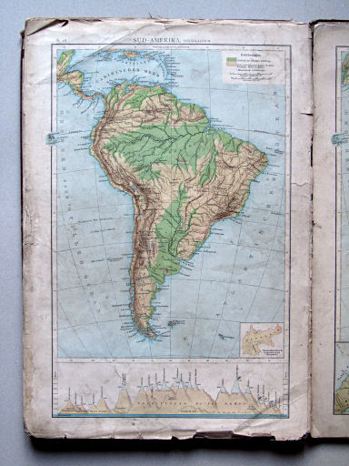 Andree-Putzger's Gymnasial- und Realschul-Atlas, 1879
S.18. Süd-Amerika, physikalisch