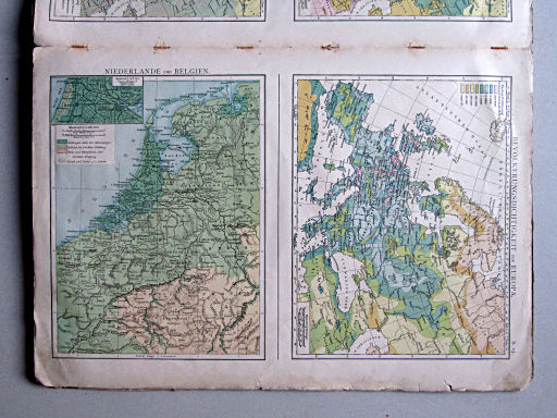 Andree-Putzger's Gymnasial- und Realschul-Atlas, 1879
S.23. Bevölkerungsdichtigkeit von Europa. Niederlande und Belgien