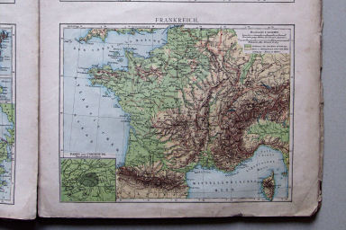 Andree-Putzger's Gymnasial- und Realschul-Atlas, 1879
S.25. Spanien und Portugal. Frankreich