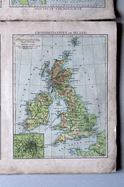 Andree-Putzger's Gymnasial- und Realschul-Atlas, 1879
S.26. Italien. Grossbritannien und Irland
