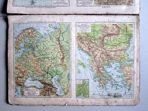 Andree-Putzger's Gymnasial- und Realschul-Atlas, 1879
S.27. Balkan-Halbinsel. Europäisches Russland