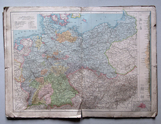 Andree-Putzger's Gymnasial- und Realschul-Atlas, 1879
S.30. Deutsches Reich, politisch