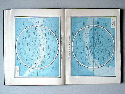 Andree-Putzger's Gymnasial- und Realschul-Atlas, 1890
3. Nördlicher Sternhimmel
4. Südlicher Sternhimmel