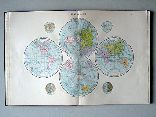 Andree-Putzger's Gymnasial- und Realschul-Atlas, 1890
7.8. Planigloben