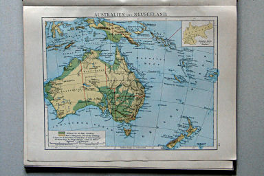 Andree-Putzger's Gymnasial- und Realschul-Atlas, 1890
22. Australien und Neuseeland