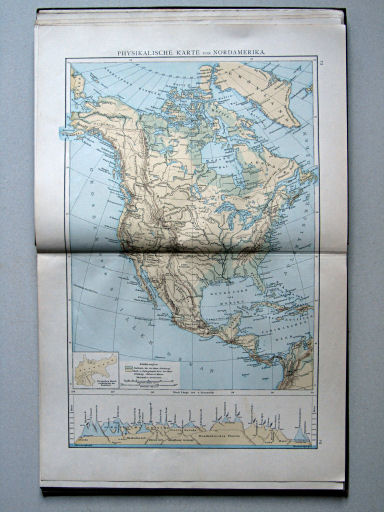 Andree-Putzger's Gymnasial- und Realschul-Atlas, 1890
23.24. Physikalische Karte von Nordamerika