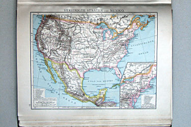 Andree-Putzger's Gymnasial- und Realschul-Atlas, 1890
25. Vereinigte Staaten und Mexiko
