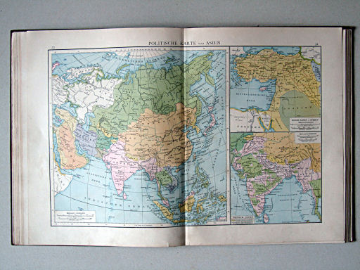 Andree-Putzger's Gymnasial- und Realschul-Atlas, 1890
33.34. Politische Karte von Asien