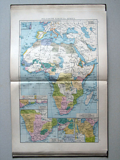 Andree-Putzger's Gymnasial- und Realschul-Atlas, 1890
37.38. Politische Karte von Afrika