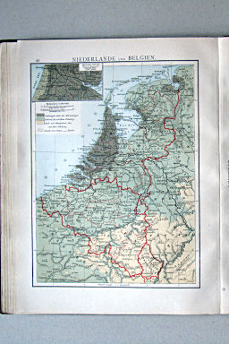 Andree-Putzger's Gymnasial- und Realschul-Atlas, 1890
49. Niederlande und Belgien