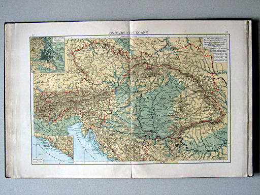 Andree-Putzger's Gymnasial- und Realschul-Atlas, 1890
57.58. Österreich-Ungarn