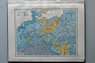 Andree-Putzger's Gymnasial- und Realschul-Atlas, 1890
66. Regenkarte von Deutschland
