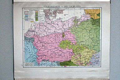 Andree-Putzger's Gymnasial- und Realschul-Atlas, 1890
67. Völkerkarte von Deutschland
