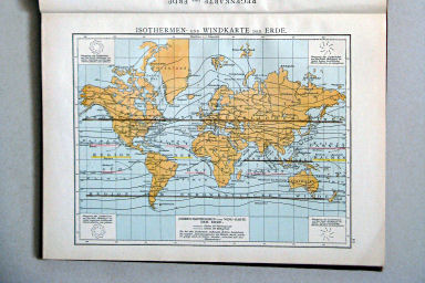 Andree-Putzger's Gymnasial- und Realschul-Atlas, 1893
10. Isothermen- und Windkarte der Erde