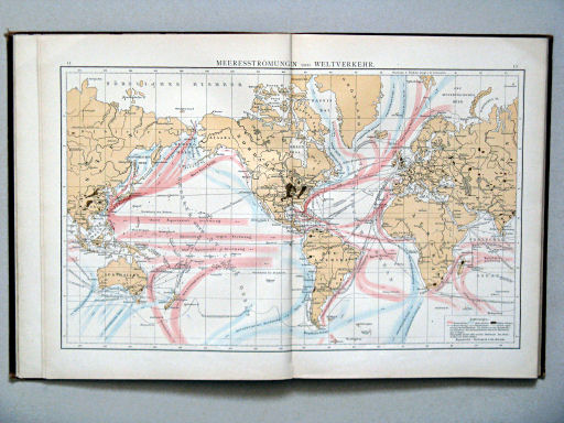 Andree-Putzger's Gymnasial- und Realschul-Atlas, 1893
11.12. Meeresströmungen und Weltverkehr