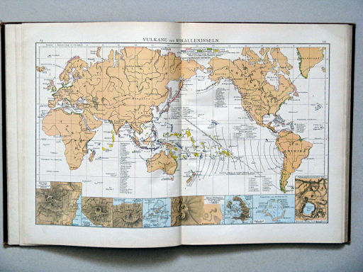 Andree-Putzger's Gymnasial- und Realschul-Atlas, 1893
13.14. Vulkane und Koralleninseln