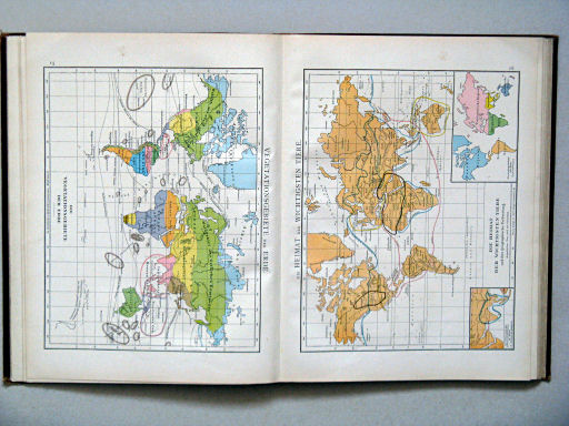 Andree-Putzger's Gymnasial- und Realschul-Atlas, 1893
15. Vegetationsgebiete der Erde
16. Die Heimat der wichtigsten Tiere