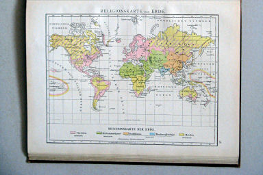 Andree-Putzger's Gymnasial- und Realschul-Atlas, 1893
18. Religionskarte der Erde