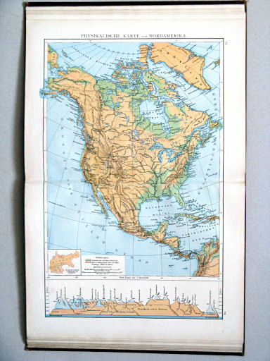 Andree-Putzger's Gymnasial- und Realschul-Atlas, 1893
23.24. Physikalische Karte von Nordamerika