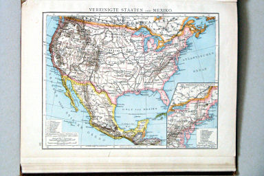 Andree-Putzger's Gymnasial- und Realschul-Atlas, 1893
25. Vereinigte Staaten und Mexiko