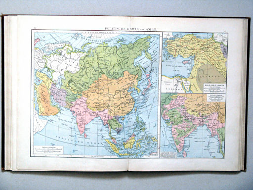 Andree-Putzger's Gymnasial- und Realschul-Atlas, 1893
33.34. Politische Karte von Asien