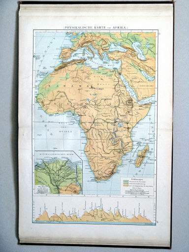Andree-Putzger's Gymnasial- und Realschul-Atlas, 1893
35.36. Physikalische Karte von Afrika