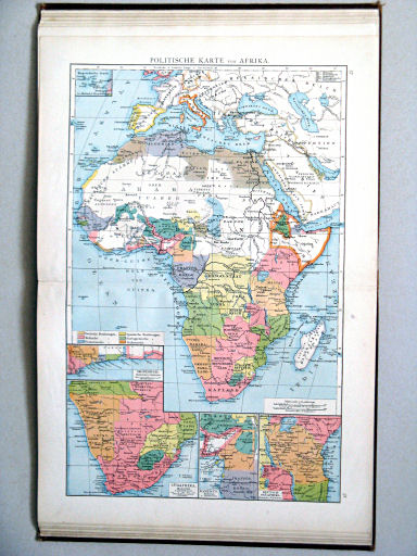 Andree-Putzger's Gymnasial- und Realschul-Atlas, 1893
37.38. Politische Karte von Afrika