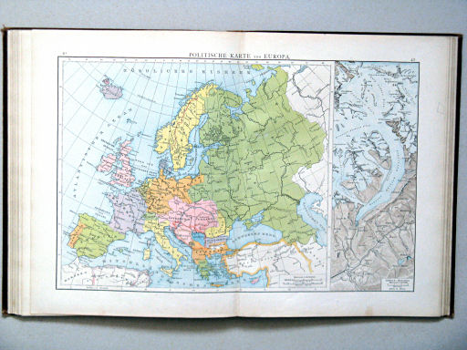 Andree-Putzger's Gymnasial- und Realschul-Atlas, 1893
41.42. Politische Karte von Europa