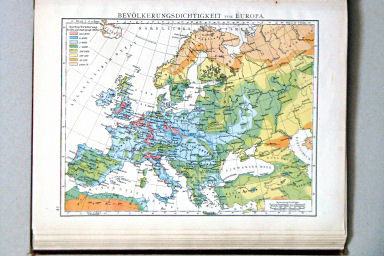 Andree-Putzger's Gymnasial- und Realschul-Atlas, 1893
45. Bevölkerungsdichtigkeit von Europa