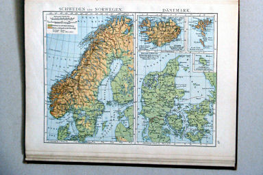 Andree-Putzger's Gymnasial- und Realschul-Atlas, 1893
48. Schweden und Norwegen. Dänemark