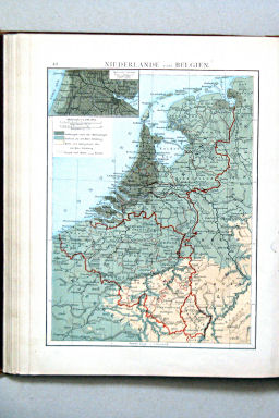 Andree-Putzger's Gymnasial- und Realschul-Atlas, 1893
49. Niederlande und Belgien
