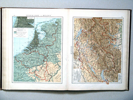 Andree-Putzger's Gymnasial- und Realschul-Atlas, 1893
49. Niederlande und Belgien
50. Schweiz