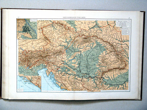 Andree-Putzger's Gymnasial- und Realschul-Atlas, 1893
57.58. Österreich-Ungarn