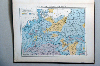Andree-Putzger's Gymnasial- und Realschul-Atlas, 1893
66. Regenkarte von Deutschland