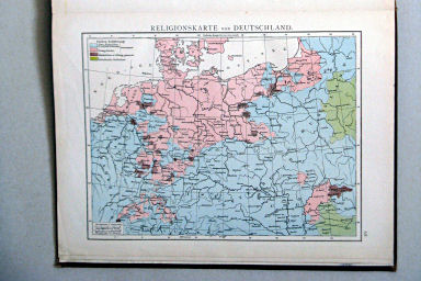 Andree-Putzger's Gymnasial- und Realschul-Atlas, 1893
68. Religionskarte von Deutschland