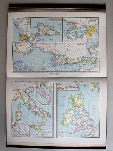 Droysens Historischer Handatlas, 1886
14. Italien vor der Einwanderung der Gallier. Britannien