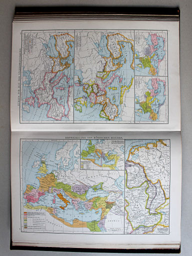 Droysens Historischer Handatlas, 1886
18. Entwickelung des römischen Reiches