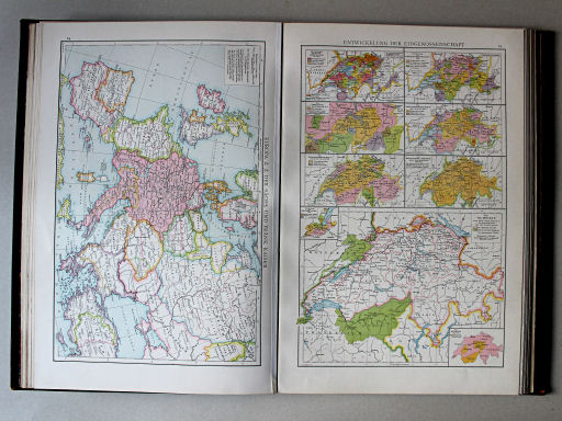 Droysens Historischer Handatlas, 1886
25. Entwickelung der Eidgenossenschaft